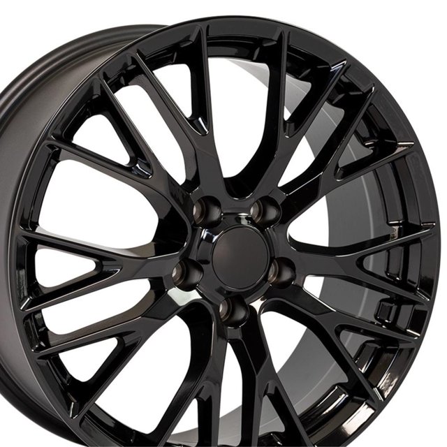 19 Pouces Réplique CV22 Compatible Chevrolet Corvette C7 Z06 19x8.5 Noir