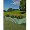 thumbnail image 3 of BeesClover Easy-Assembly Galvanized Garden Bed - Large Raised Planter Box for Herbs and Vegetables, 3 of 9
