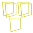 thumbnail image 3 of Agility Rings, 5Pcs 16.7x16.7x0.47in PP Multifunctional Quadrilateral Agility Training Rings Agility Training Equipment with Carrying Strap and Clip for Basketball, Football, 3 of 7