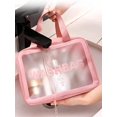 thumbnail image 5 of 1pc New Arrival Large Capacity Portable Cosmetic Bag For Travel, Waterproof And Transparent Toiletry Bag (Single Sale), 5 of 5
