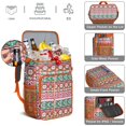 thumbnail image 4 of Natural Insulated Cooler Backpack - 20L Soft Cooler Bag, Floral Design for Picnic & Camping, 4 of 6