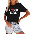 thumbnail image 1 of T-shirt pour Femmes Lettres Graphiques Musique T-Shirt Tenues pour Swiftes, 1 of 5