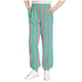thumbnail image 2 of Cowsor Girls Graphic Print Sweatpants Athletic Drawstring Joggers Cute Track Pants with Pockets for Kids, 2 of 6