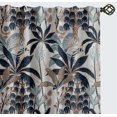 thumbnail image 2 of Vargottam 84 Inch Rod Pocket/Back Tab Cotton Curtains for Windows and Doors- Light Filtering Cotton- Light Filtering Drapes For Doors- Set of 2 Panels, 52"x84"- Vibrant Botanical Design (Blue), 2 of 8