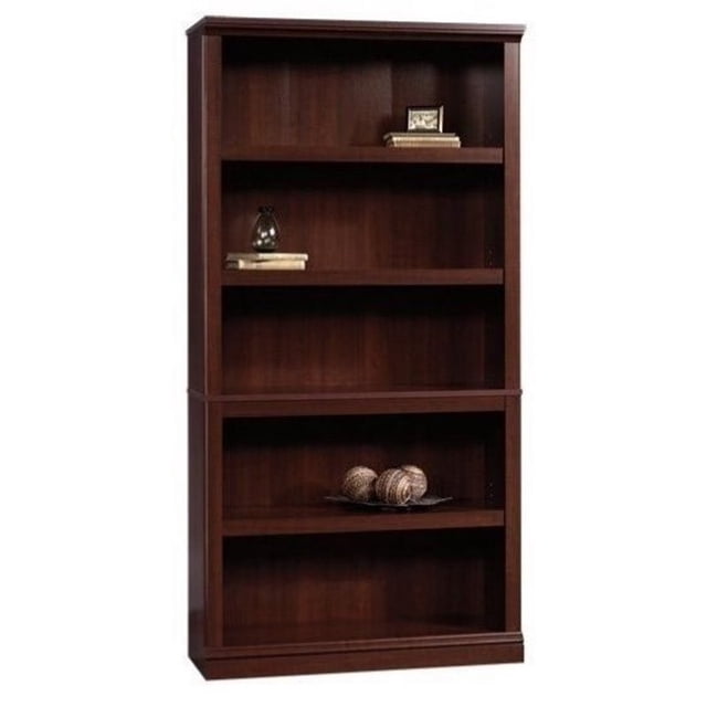 Pemberly Row Bibliothèque à 5 Tablettes en Cerisier Select