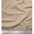 thumbnail image 1 of Soimoi Modal Satin Fabric Geometric Small Print Sewing Fabric Yard 42 Inch Wide, 1 of 3