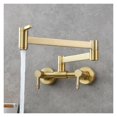 thumbnail image 1 of Brass Pot Filler Faucet Folding Kitchen Faucet With Double Joint Swing Arms Rotated Tap Wall Mounted For Hot And Cold Water ,Effortless Installation, 1 of 7