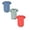 Dark Blue 1PCS & Watermelon Red 1PCS & Light Green 1PCS, variant on WENXIAOO 3 Packs Toddler Girl Clothes Baby Boys Girls Bodysuit Breathable Romper Pajamas Jumpsuit Gender Neutral Baby Clothes 24 Months