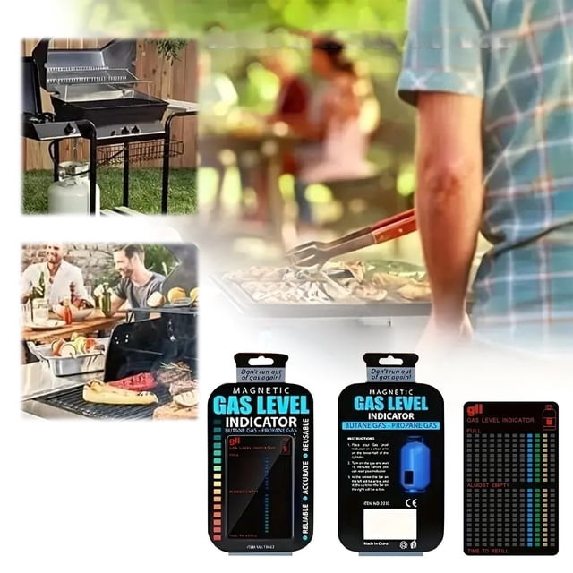 Hearth & Gear Indicateur Réutilisable Indicateurs de Carburant Propane Jauge de Réservoir de Propane Indicateur Capteur de Réservoir de Propane pour Maison Outil de Cuisine Barbecues Extérieurs Tapis de Camping pour Tente Voyage Randonnée Lampe Frontale Camping