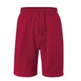 thumbnail image 1 of Plebaso Mens Casual Shorts Drawstring Loose Summer Shorts Solid Color Breathable Beach Vacation Shorts, 1 of 6