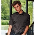 thumbnail image 2 of Premier Chemise de Travail Formelle en Popeline Unie à Manches Courtes pour Hommes, 2 of 3