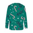 thumbnail image 5 of Sweatshirt de Noël pour Femmes 2023 Mode Imprimé Manches Confortable Respirant Col Rond en Solde, 5 of 5