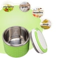 thumbnail image 3 of Contenant à Lunch pour Aliments Chauds, Boîte à Lunch Ronde Isolée et Étanche, Mini Chauffe-Repas, Étui Chaud pour Aliments, une Seule Couche pour Salade, Pâtes et Fruits, 3 of 7