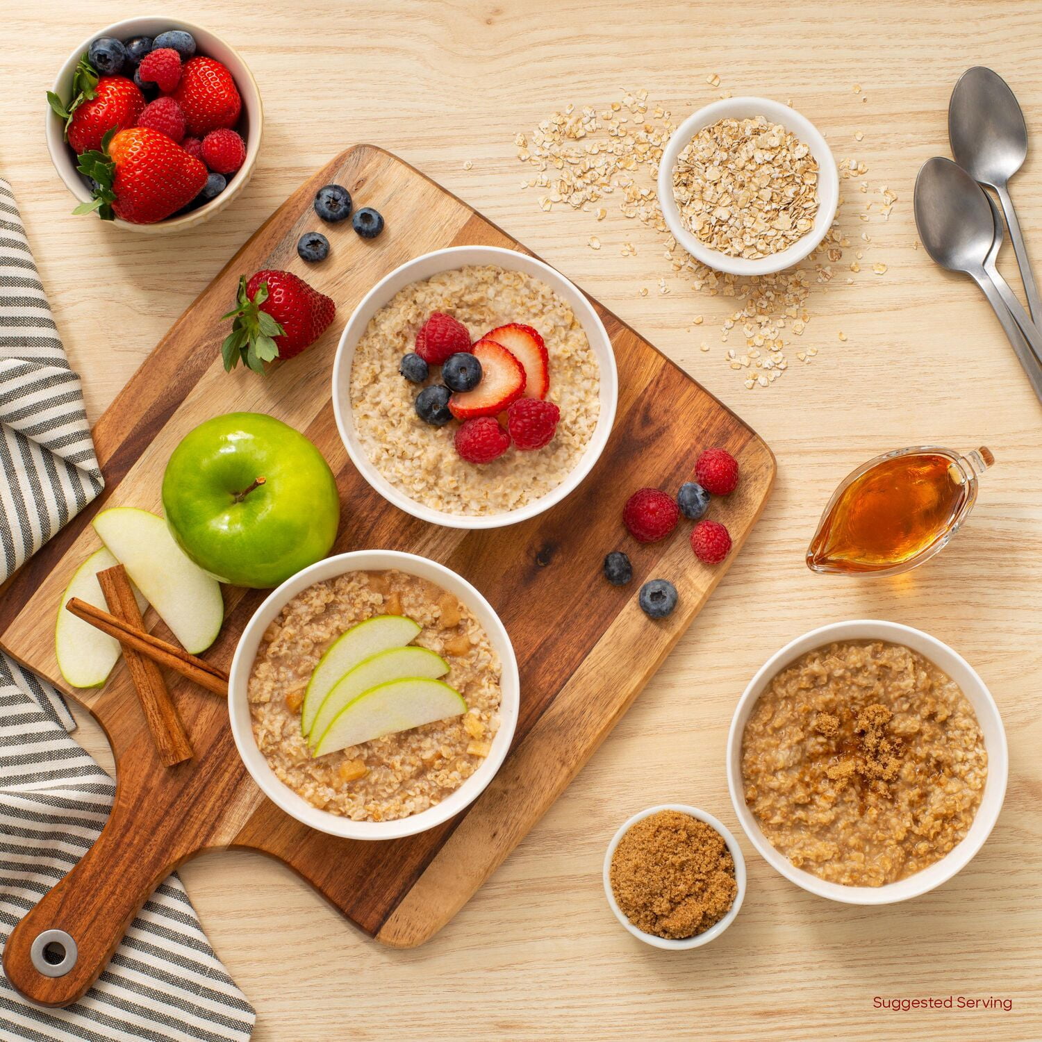 Quaker Gruau instantané Teneur élevée en fibres Raisins secs et épices