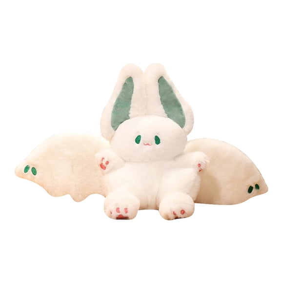Yinanstore Animaux en Peluche Lapin Volant Jouet en Peluche 25 cm Ornements Poupée Unique Jouets de Sommeil pour Bébé pour Chambre Salon Sofa Maison Vert