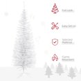 thumbnail image 4 of HOMCOM Pencil Christmas Tree, Slim Xmas Tree with Realistic Branches, 4 of 9