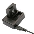 thumbnail image 3 of 2021 New Arrival Usb Dual Charger For Eken H9 H9 Pro Sport Action Camera Fashion Portable Safe Double Rechargeable Battery, 3 of 7