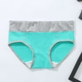thumbnail image 4 of RKSTN 4Pc Womens Boxer Briefs High Waist Full Coverage Briefs Soft Breathable Postpartum Panties Patchwork Color Stretch Underpants, 4 of 9