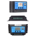 thumbnail image 4 of Graflsoa Dual-Purpose 12/24V Solar Charge Controller with LCD Display, Temperature Compensation, 10A Output, ABS Material, Compact Design (132x68x33mm), 4 of 6