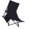 thumbnail image 1 of Reclining Back Beach Chair, Beach Chair Comfortable Support  for Outdoor Black, 1 of 7