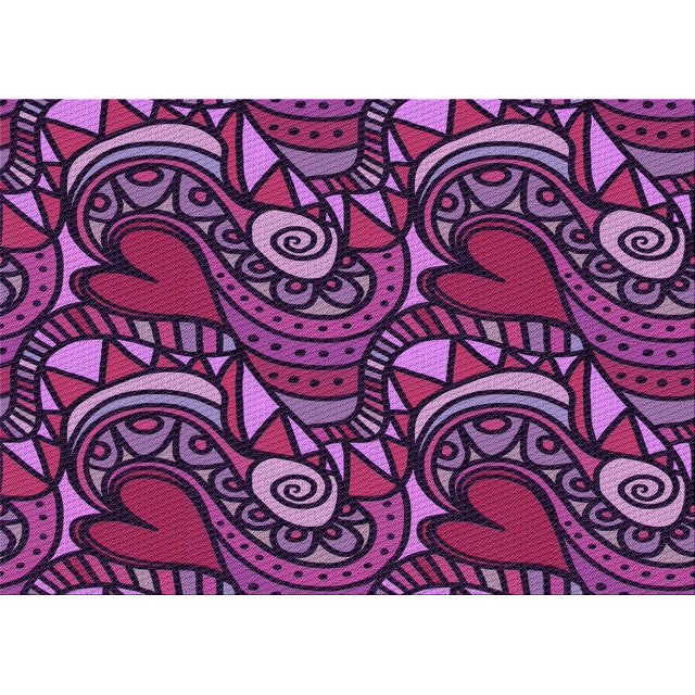 Ahgly Tapis Rectangulaire Lavable en Machine Intérieur Transitionnel Velours Prune Violet, 2 Pieds x 4 Pieds