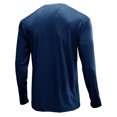 thumbnail image 4 of CEHVOM Men Long-Sleeve Beefy Muscle Basic Solid Pure Color Blouse Tee Shirt Top, 4 of 4