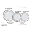 thumbnail image 4 of Lorren Home Trends Victoria Design Dinnerware Set, 24pc, 4 of 4