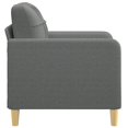 thumbnail image 2 of vidaXL Fauteuil Gris Foncé 60 cm Tissu, 2 of 5