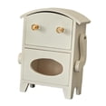 thumbnail image 2 of Elodie Mini Storage Cabinet Convenient Robot Shaped for Desk Living Room Countertop White, 2 of 8