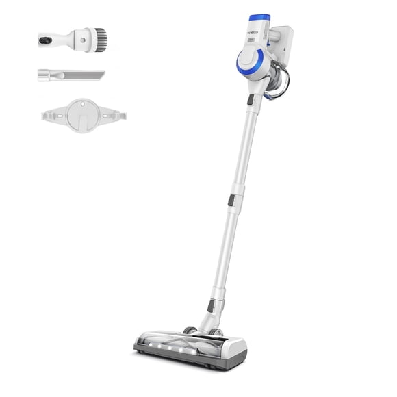 Tineco A10 Essentials Cordless Stick Vacuum Cleaner Lightweight and Quiet LED Headlights Powerful Handheld Vacuum for Hard Floor Carpet with Attachments Wall-Mounted Dock