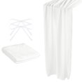 thumbnail image 1 of Unique Bargains 10Ft Chiffon Table Runner 28 x 120 Inch Rustic Gauze Tablecloth White, 1 of 4