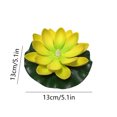 thumbnail image 3 of EGNMCR Water Sensing Lotuse Pool Lamp Floating Lotuse Pool Lamp Water Sensing Floating Pool Lamp LED Floating Solar Pool Lamp Diwali Festival Blessing River Lantern Solar light, 3 of 6