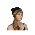 thumbnail image 1 of Gravity Threads Soft Camouflage Cuff Beanie, Black, 1 of 2