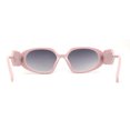 thumbnail image 2 of Minimal Mod Clout Trendy Plastic Fashion Sunglasses Pink Smoke, 2 of 4