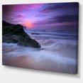 thumbnail image 2 of Vagues au Ralenti sur Plage de Treillis - Impression d'Art sur Toile Bord de Mer, 2 of 3