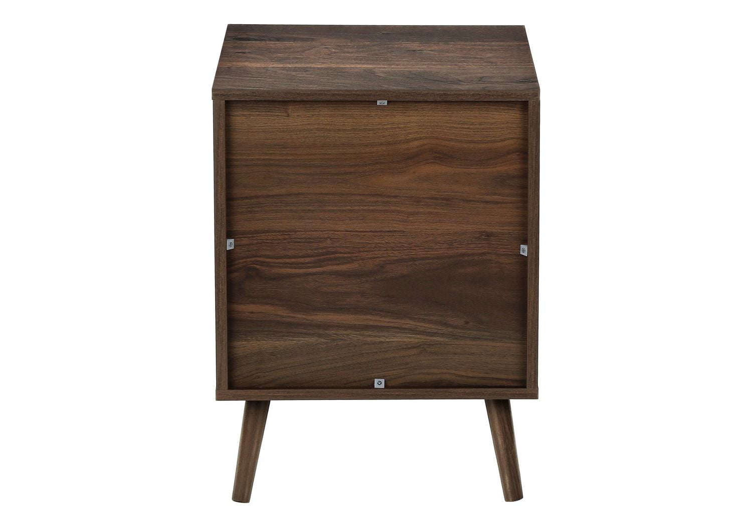 Monarch Specialties Table D'appoint, Bout, Table D'appoint, Petit, Rangement, Lampe, Stratifié Noyer, Moderne
