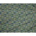 thumbnail image 4 of oneOone Polyester Lycra Fabric Leaves & Floral Block Print Sewing Fabric BTY 56 Inch Wide, 4 of 4