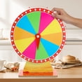 thumbnail image 3 of Milisten Roue de Roulette Fortune Roue de Roulette Rotative Roue de Roulette de Fête Jeu de Roue de Roulette pour Carnaval, 3 of 5