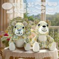 thumbnail image 2 of Ensemble de 13 Pcs Motifs de Couture Lion pour Débutants Jouet en Peluche Motif de Couture avec Gabarits Règle de Courtepointe Réutilisable Ensemble, 2 of 7