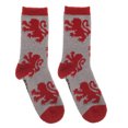 thumbnail image 2 of Harry Potter Hogwarts House Gryffindor Crest Fuzzy Womens Crew Socks, 2 of 2
