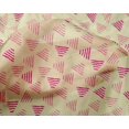 thumbnail image 4 of oneOone Silk Tabby Fabric Triangle Block Print Fabric By The Yard 42 Inch Wide, 4 of 4