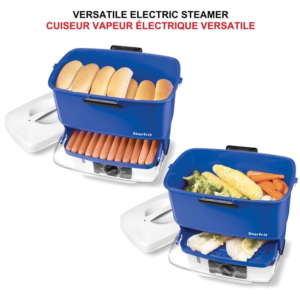 Starfrit Electric Hot Dog Steamer, Steams up to 12 Hot-Dogs