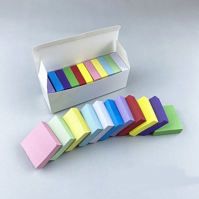 Yuehao (11 Pack) Sticky Notes 1.5x1.5in, 11 Colors Post Stickies for Office, Home, Schol, and Meeting Reminders, 1 Sheet/Pad
