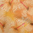thumbnail image 1 of oneOone Rayon Orange Fabric Tropical Abstract Leaf Craft Projects Decor Fabric Printed By The Yard 56 Inch Wide, 1 of 4