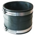 thumbnail image 4 of Fernco 1060 Flexible Pipe Coupling, 2 in x 3.95 in, Plastic Socket, 4.3 psi, PVC, 4 of 4