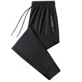 thumbnail image 4 of Men's Casual Fashion Pocket Elastic Ankle Binding Solid Color Elastic Waist Drawstring Pants, 4 of 7