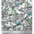 thumbnail image 1 of Soimoi Polyester Crepe Fabric Leaves,Floral & Paisley Block Decor Fabric Printed Yard 52 Inch Wide, 1 of 3