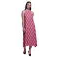 thumbnail image 1 of Bimba Robe de Plage d'Été pour Femmes à Imprimé Bloc, Dos Nu, Col Licou – Petit, 1 of 1