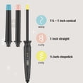 thumbnail image 3 of Conair The Curl Collective 3 in 1 Ceramic Curling Wand, 3 of 9