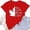 Rouge, variante sur T-Shirt pour Femmes de la Fête Nationale Canadienne Drapeau du Canada Col Rond Manches Courtes Tee Femmes T-Shirts Graphiques de la Fête du Canada Mode T-Shirt à Col Rond pour Femmes de la Fête du Canada Imprimé Drapeau Canadien